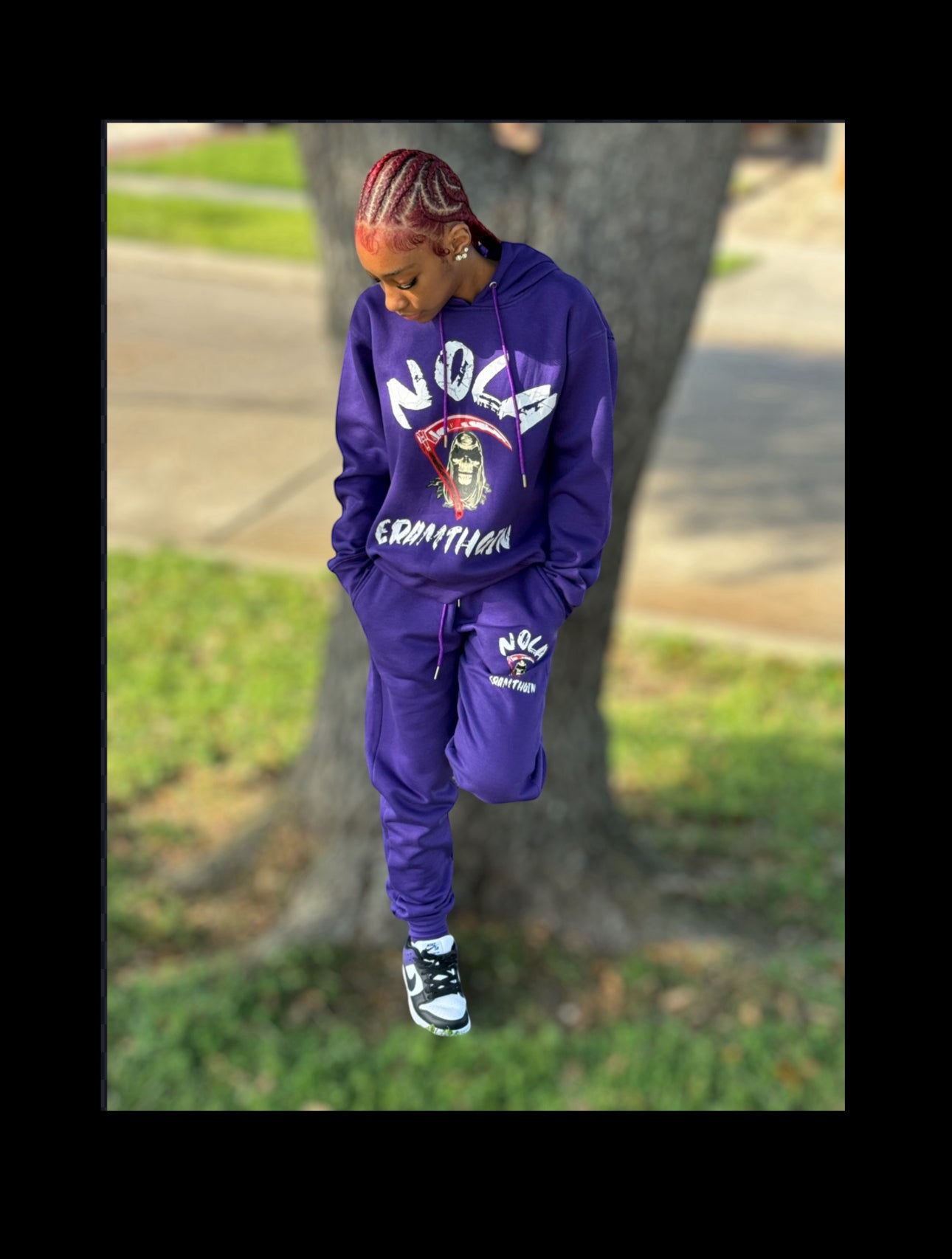 Purple NOLA NIGHTMARE Hoodie