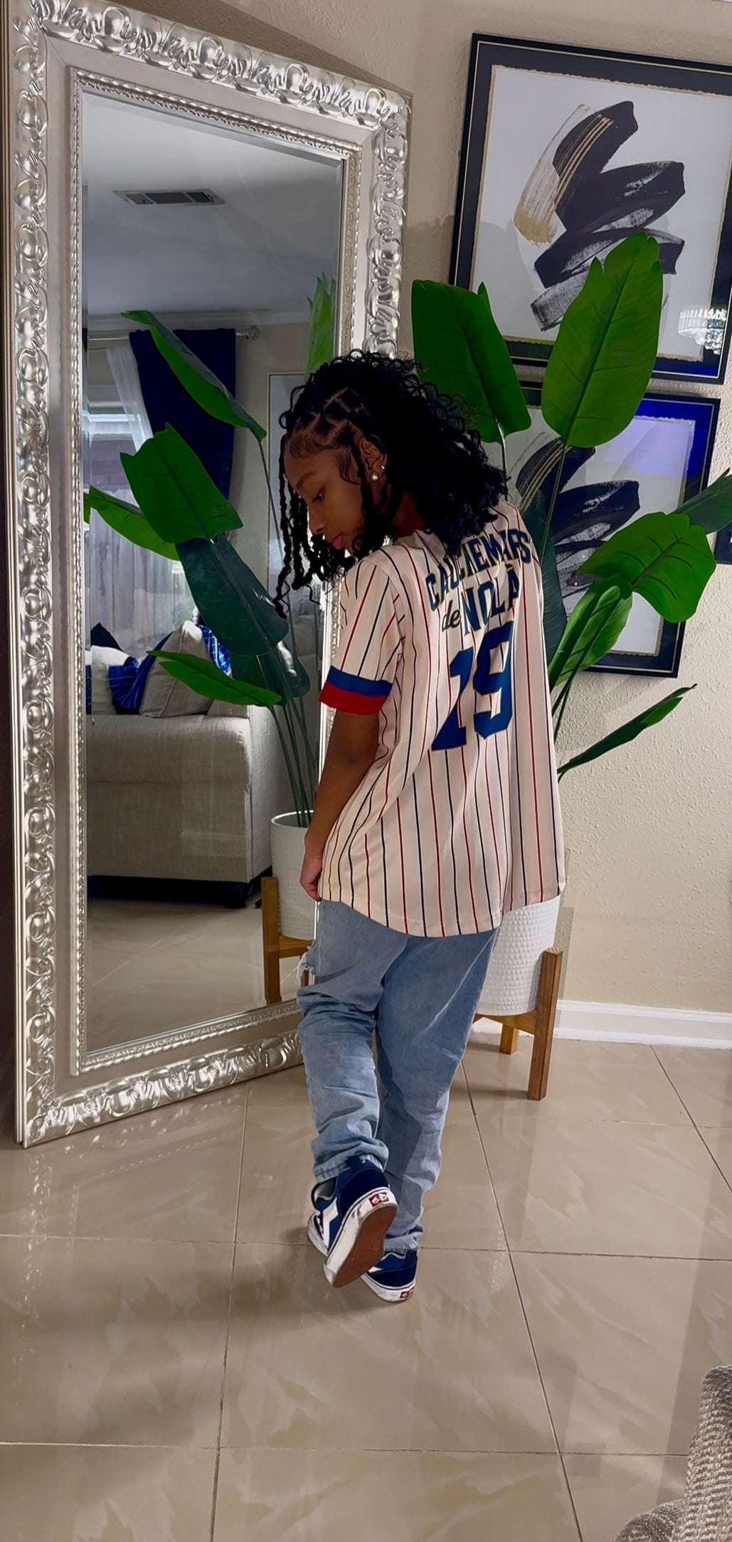 Baseball Jersey Cream