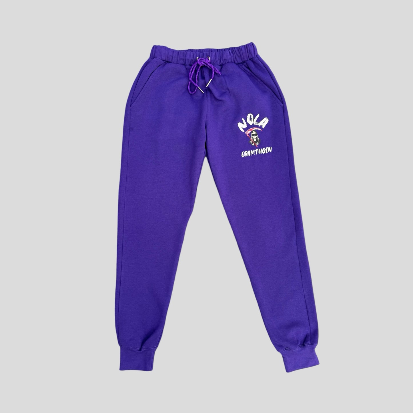 Purple NOLA NIGHTMARE Joggers