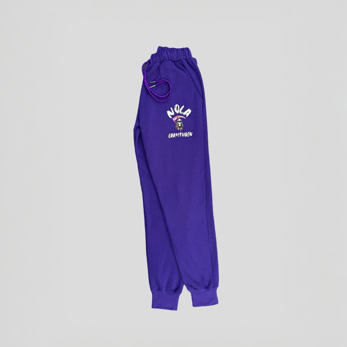 Purple NOLA NIGHTMARE Joggers