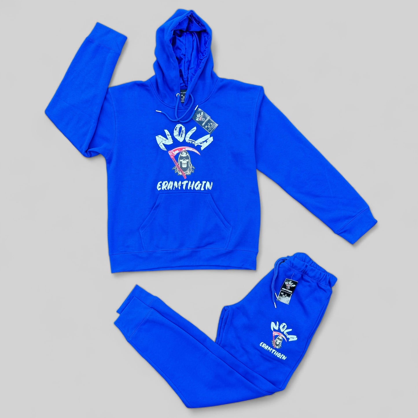 Blue NOLA NIGHTMARE Hoodie