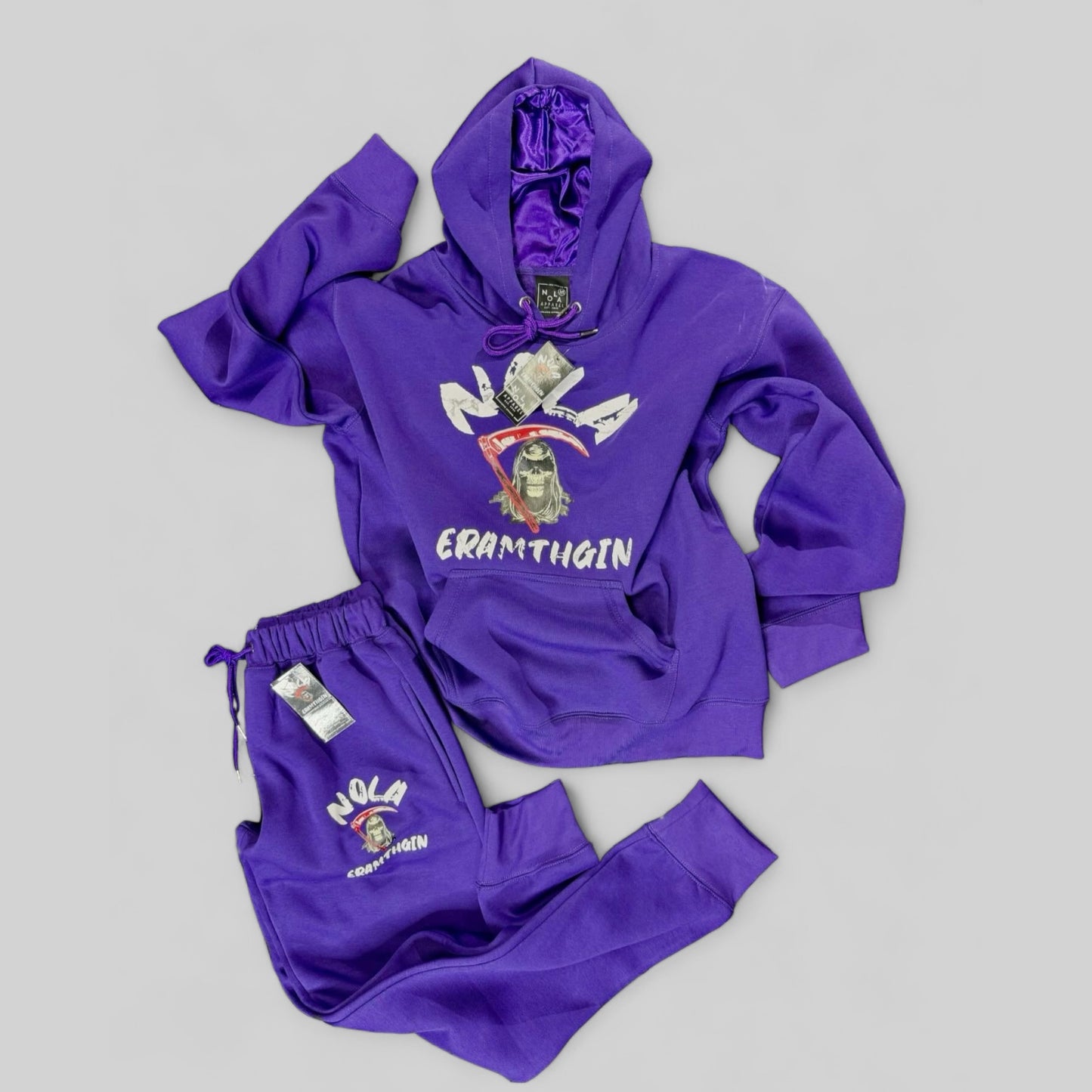 Purple NOLA NIGHTMARE Hoodie