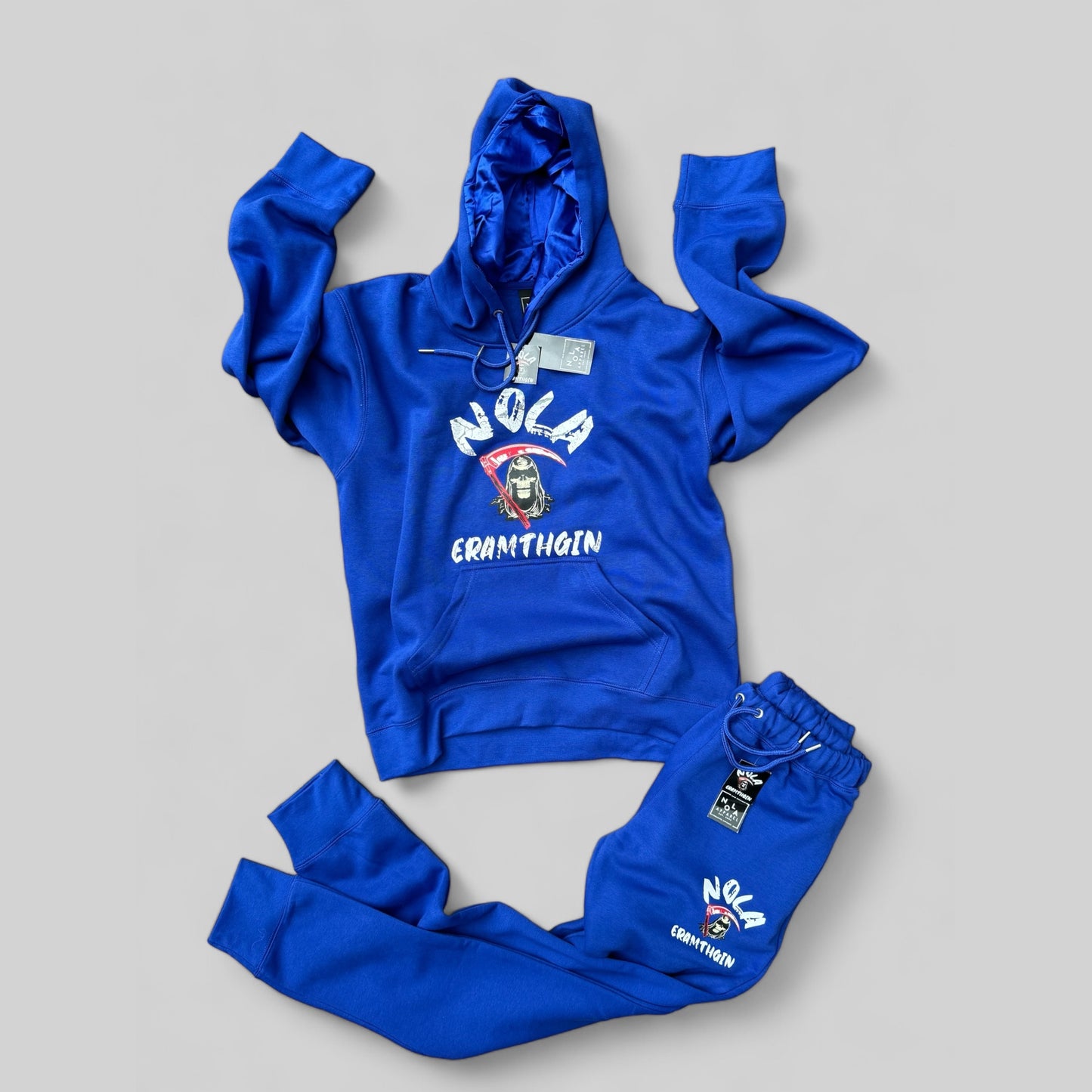 Blue NOLA NIGHTMARE Joggers