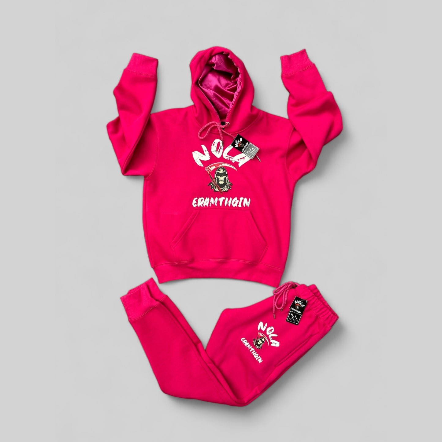 Pink NOLA NIGHTMARE Hoodie