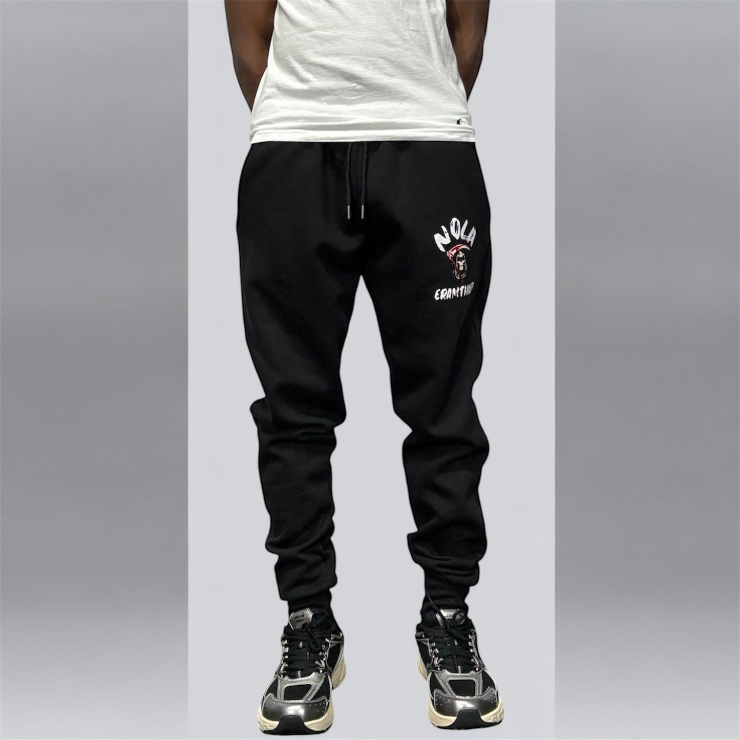 Black NOLA NIGHTMARE Joggers