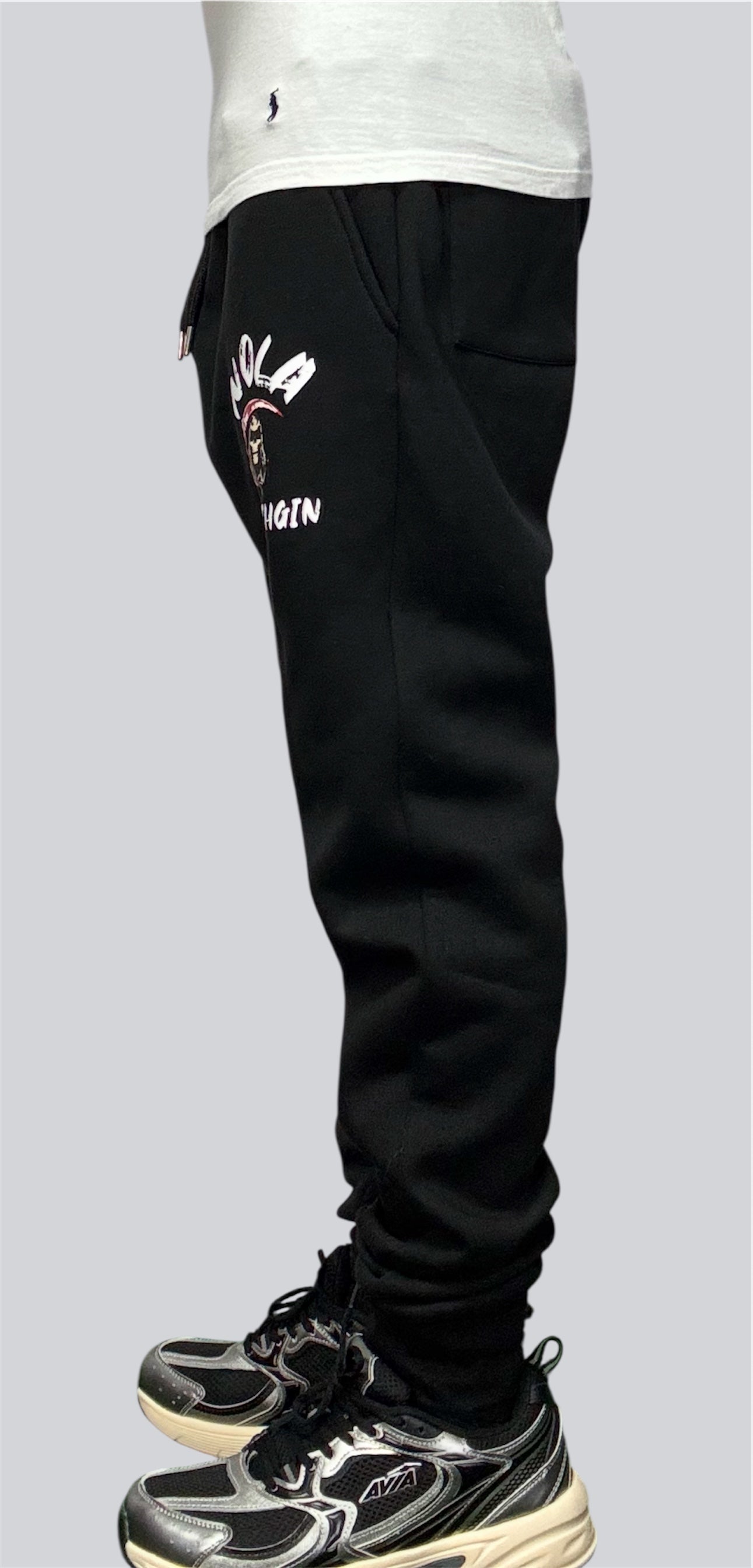 Black NOLA NIGHTMARE Joggers