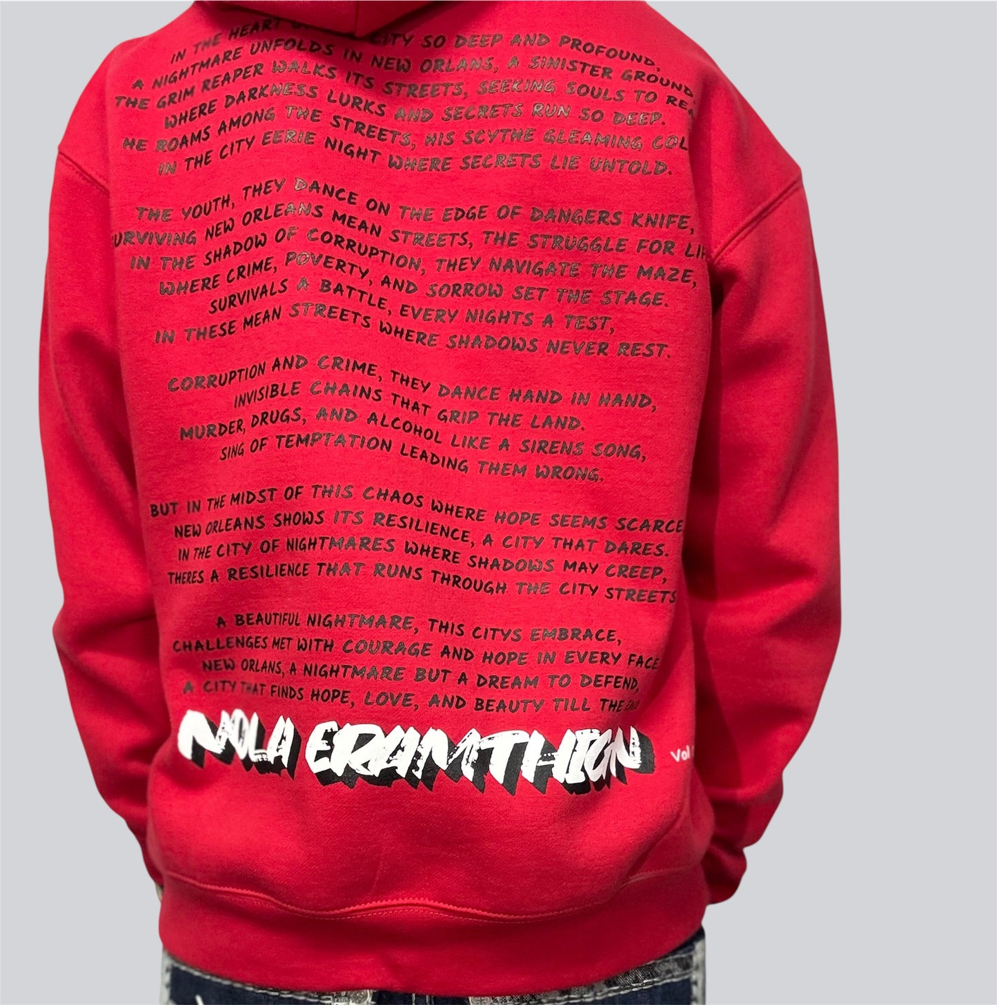 Red NOLA NIGHTMARE Hoodie