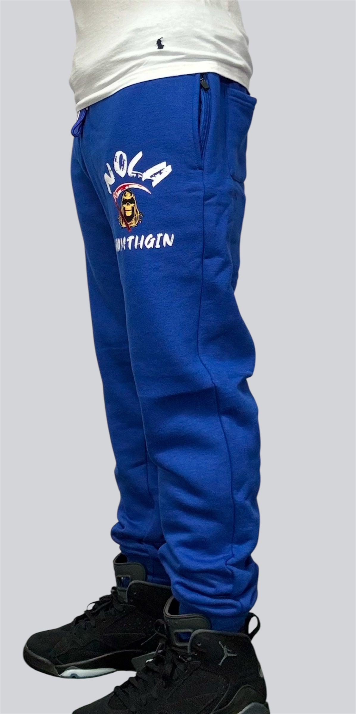 Blue NOLA NIGHTMARE Joggers