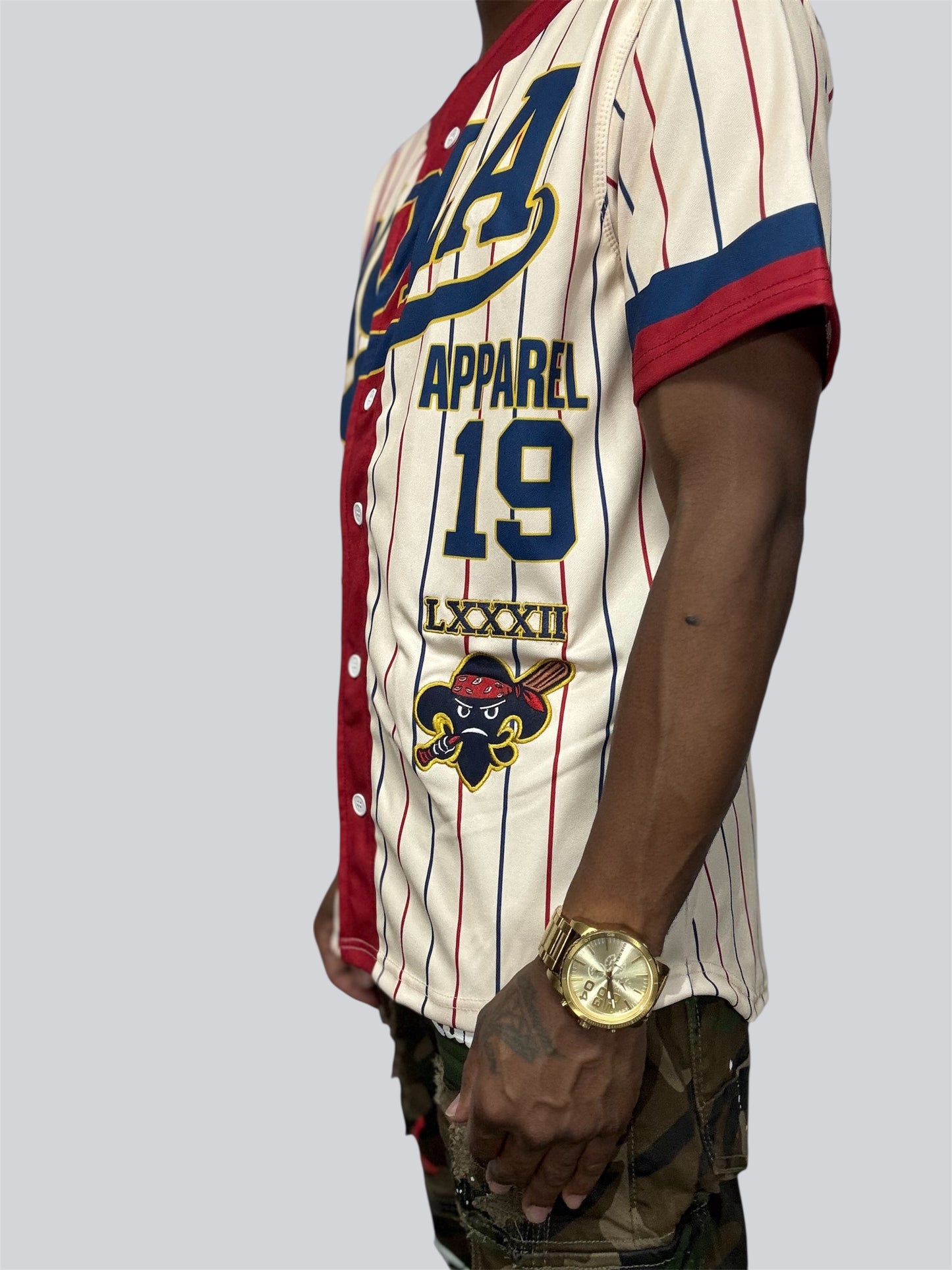 Baseball Jersey Cream
