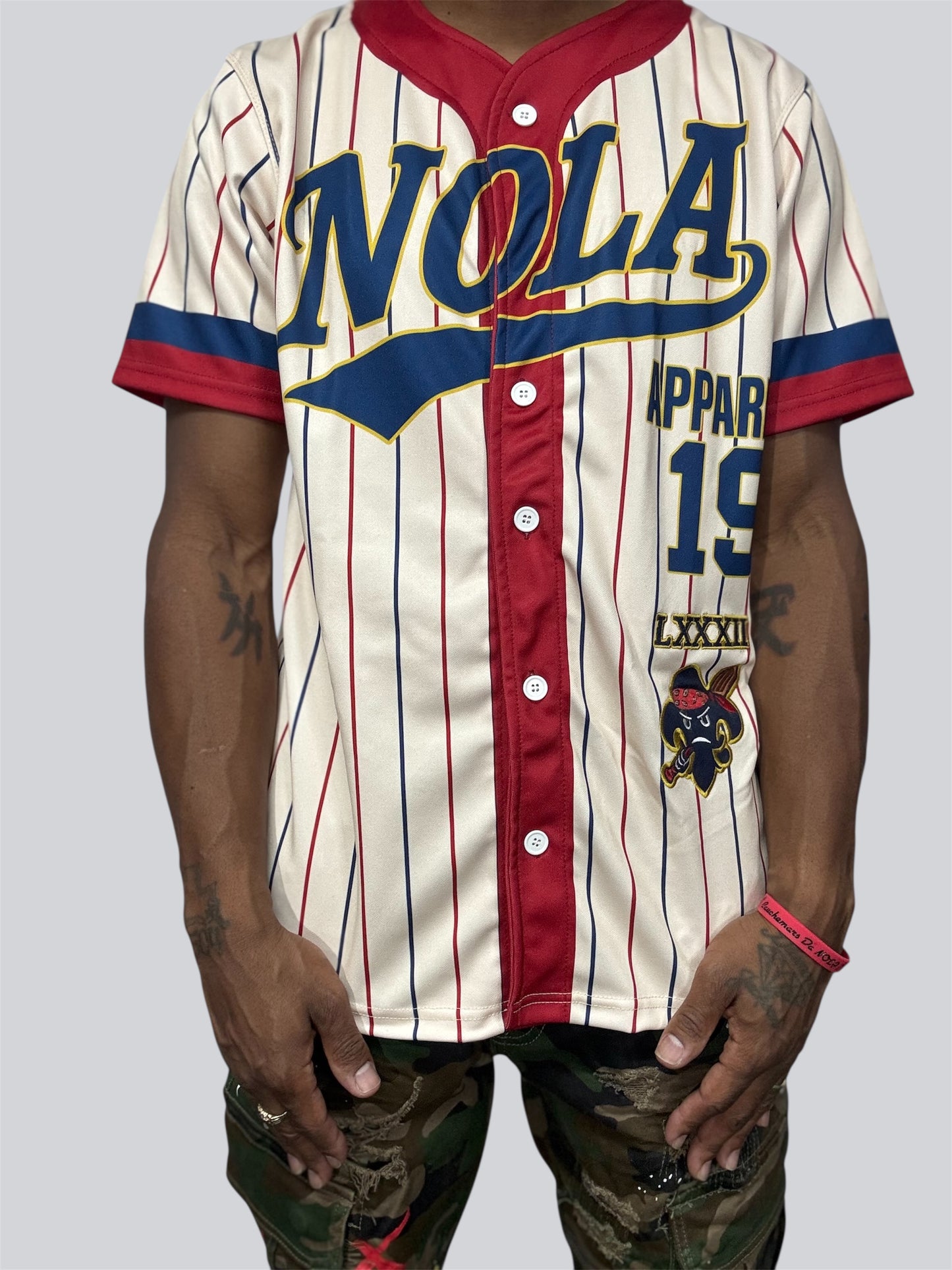 Baseball Jersey Cream