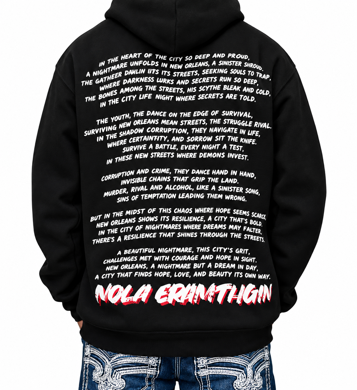 Black NOLA NIGHTMARE Hoodie