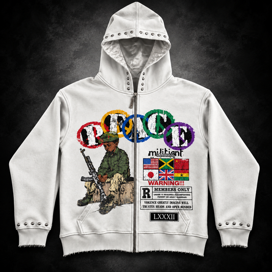 LXXXII Militant Hoodie "White"