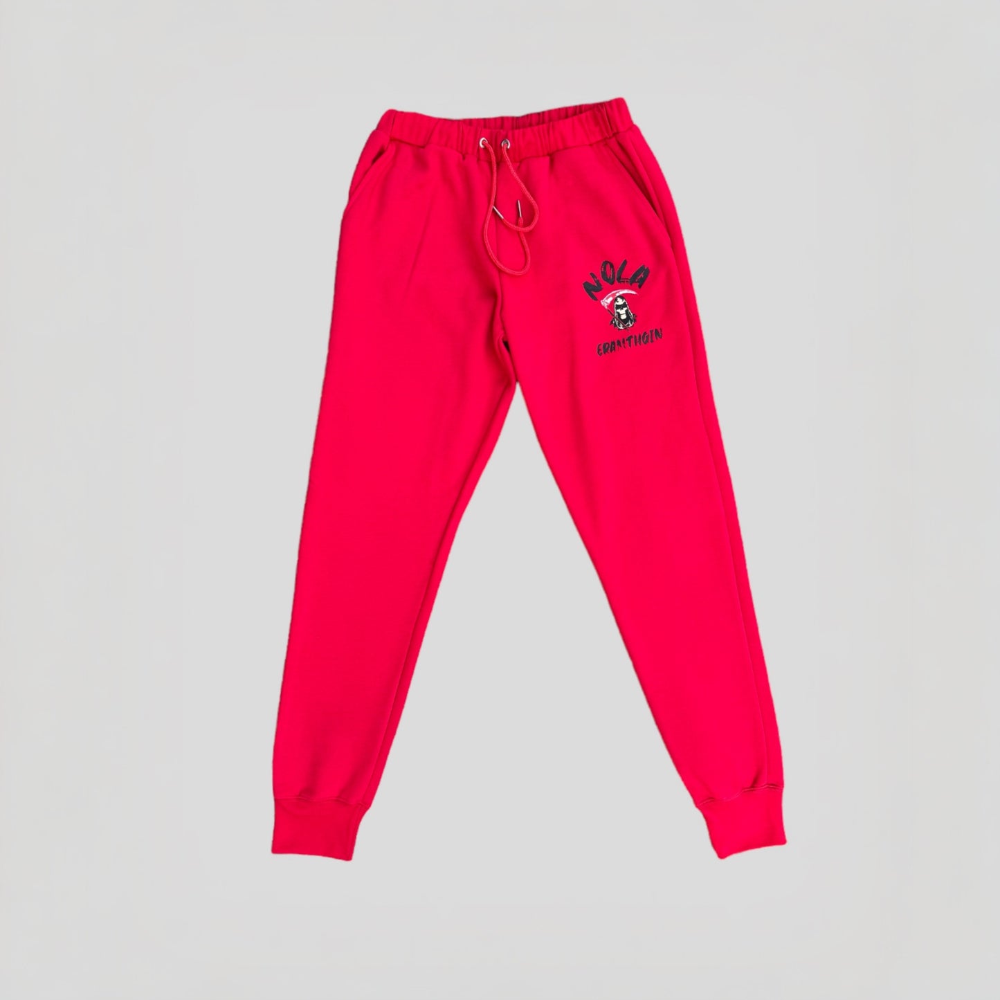Red NOLA NIGHTMARE Joggers