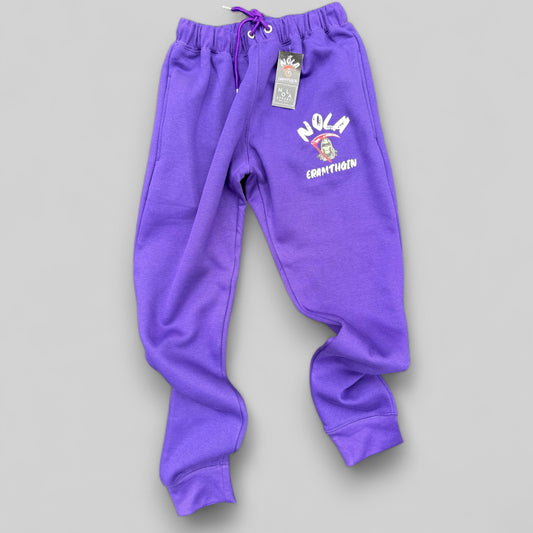 Purple NOLA NIGHTMARE Joggers