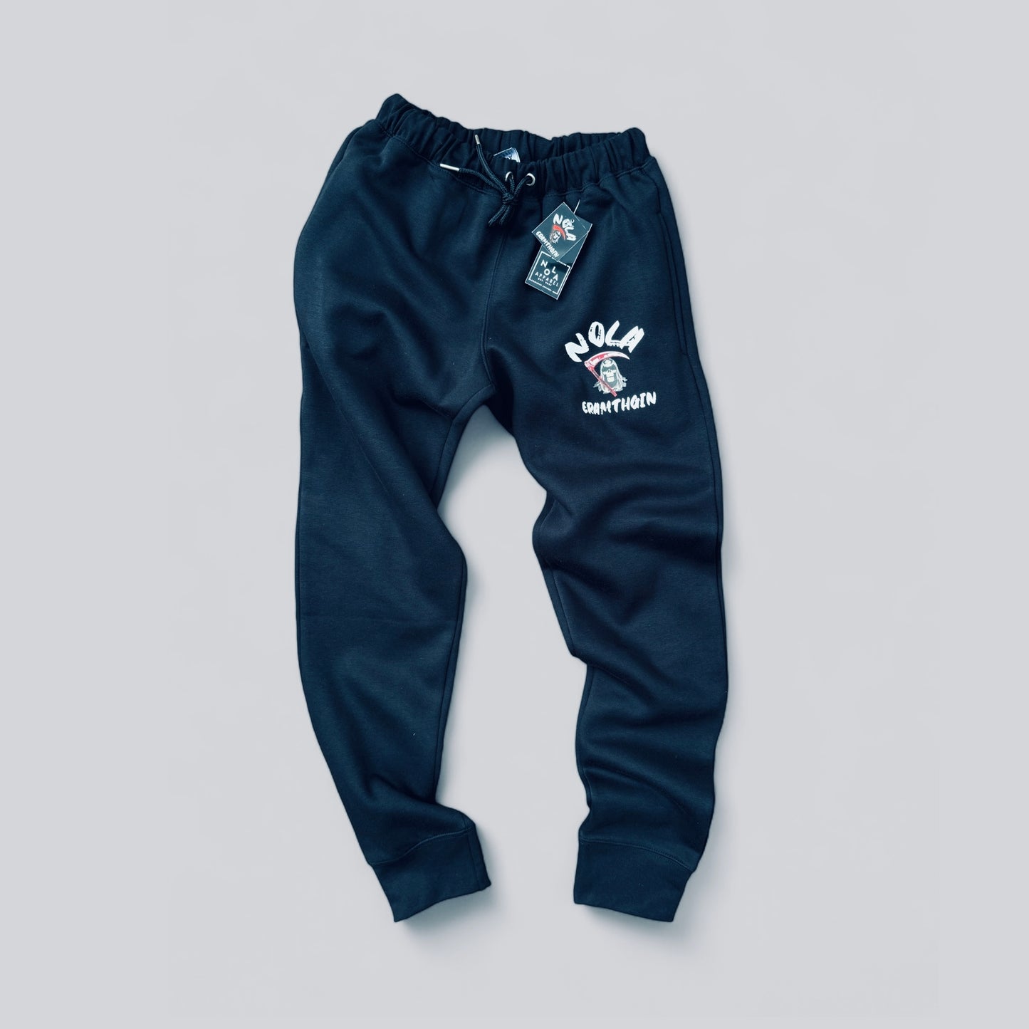 Black NOLA NIGHTMARE Joggers