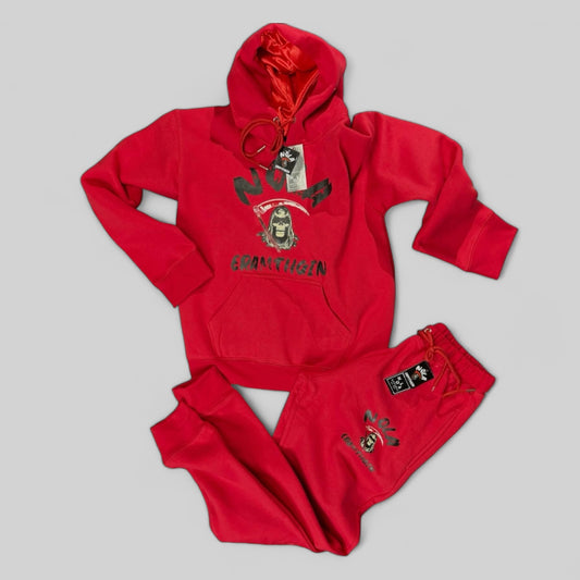 Set, Red NOLA Nightmare Jogging Suit