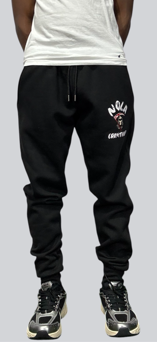 Black NOLA NIGHTMARE Joggers