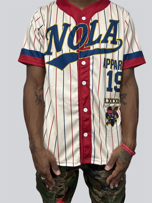 Baseball Jersey Cream