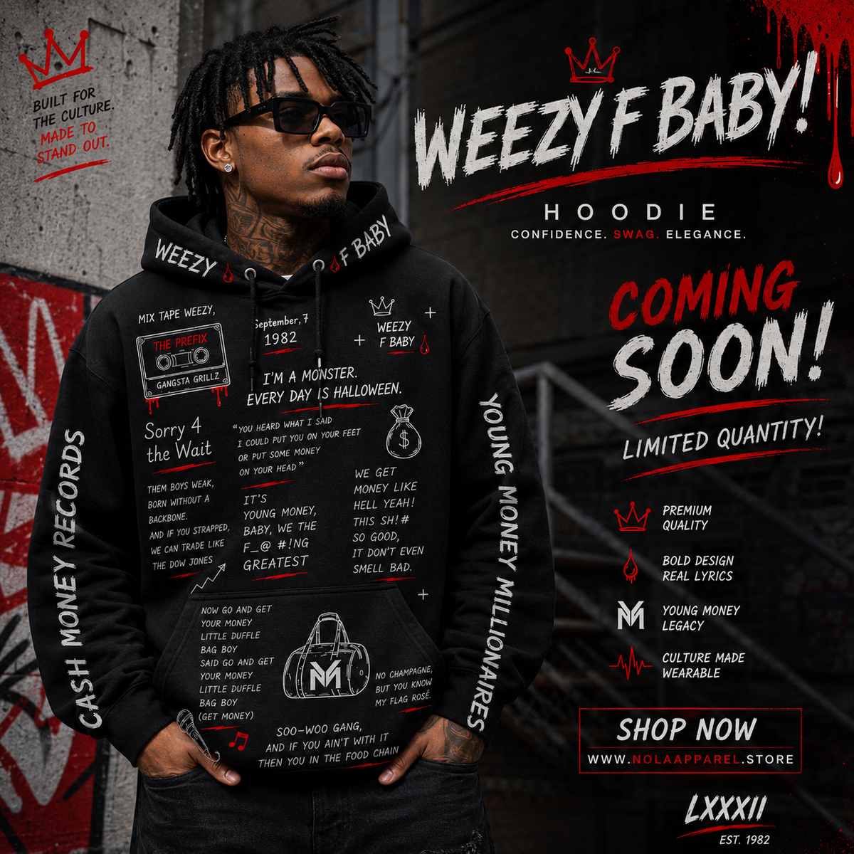 Lil Wayne WEEZY F BABY Hoodie