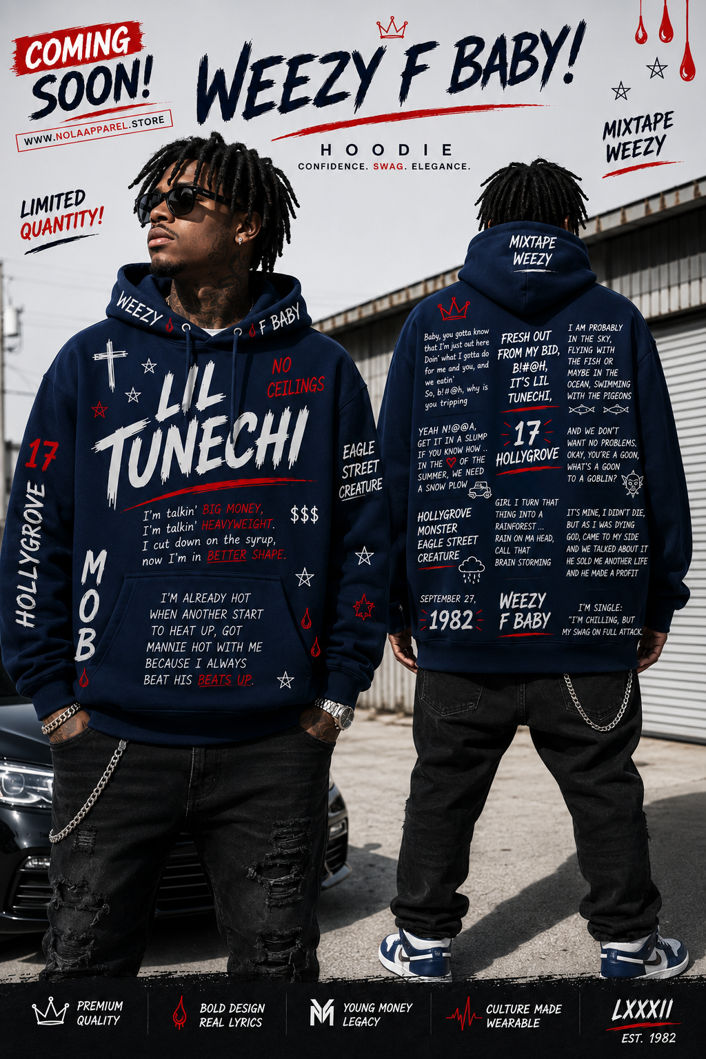 Lil Wayne LIL TUNECHI Hoodie